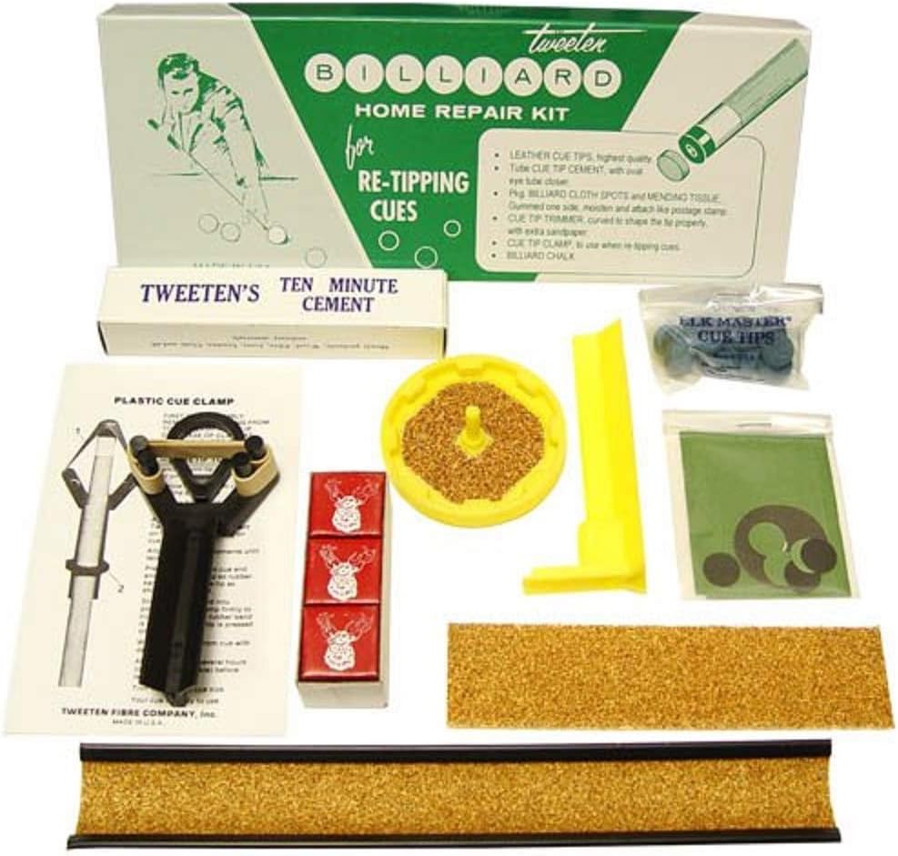Tweeten Tip Repair Kit - Cue repaid kit billiard