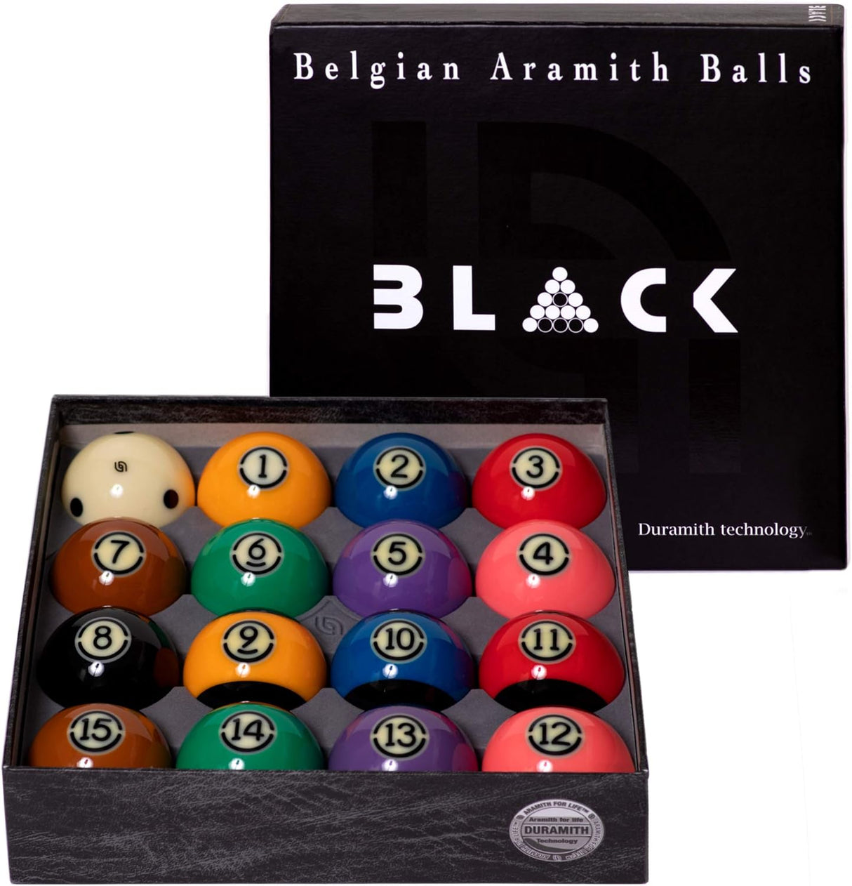 Aramith Black Ball Set