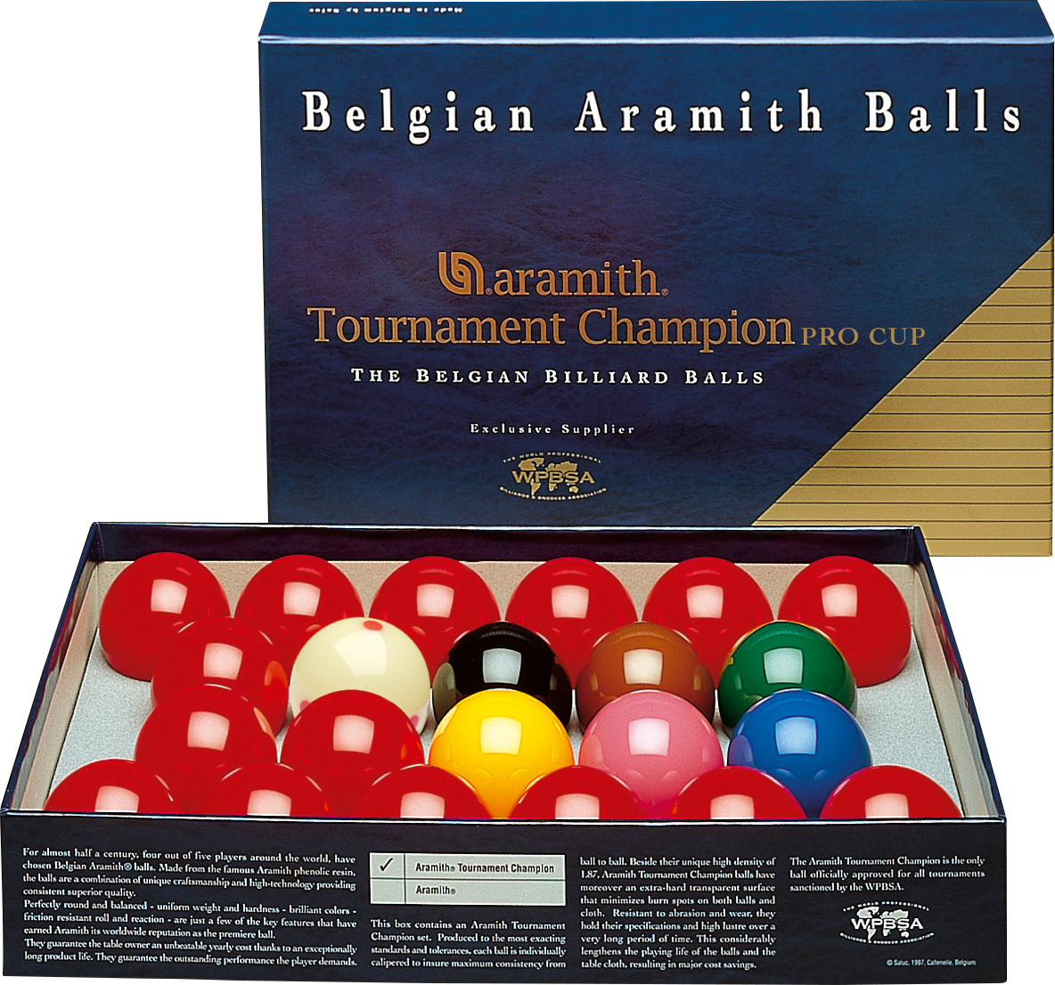 Aramith BBAEPC Pro Cup Tournament Champion Ball Set Aramith