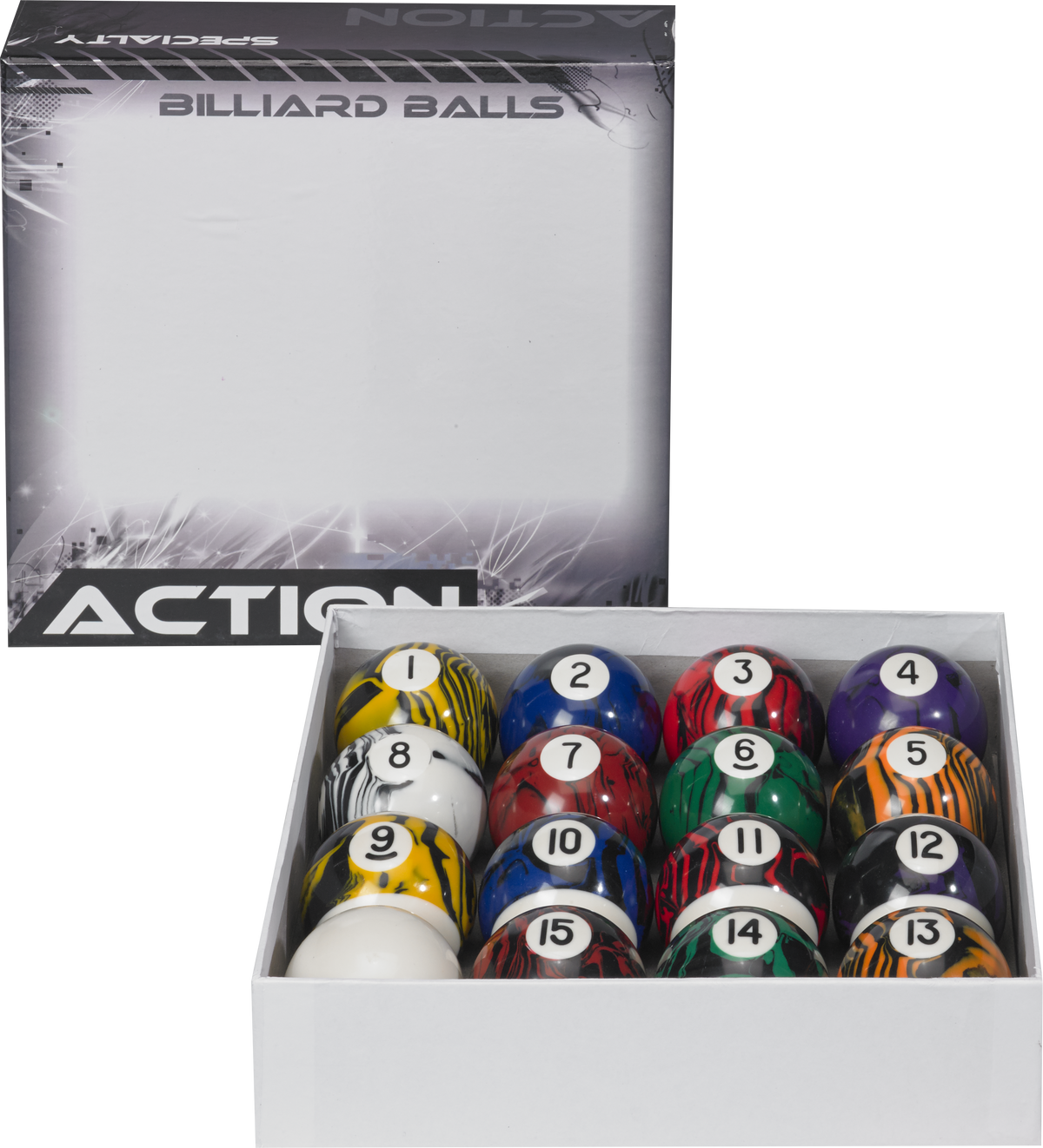 Action BBBM Black Marble Ball Set Action