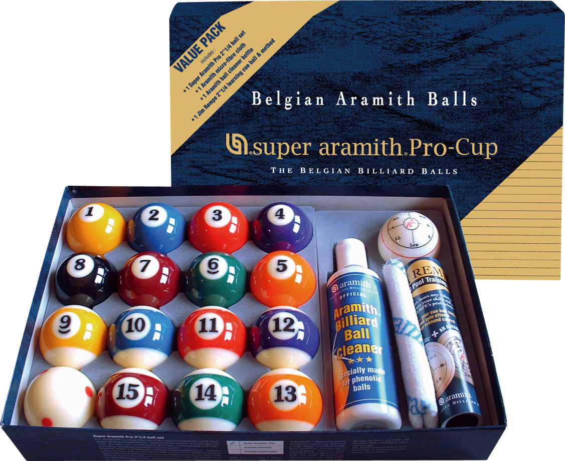 Aramith BBSAPVPK Super Pro Cup Value Pack Aramith