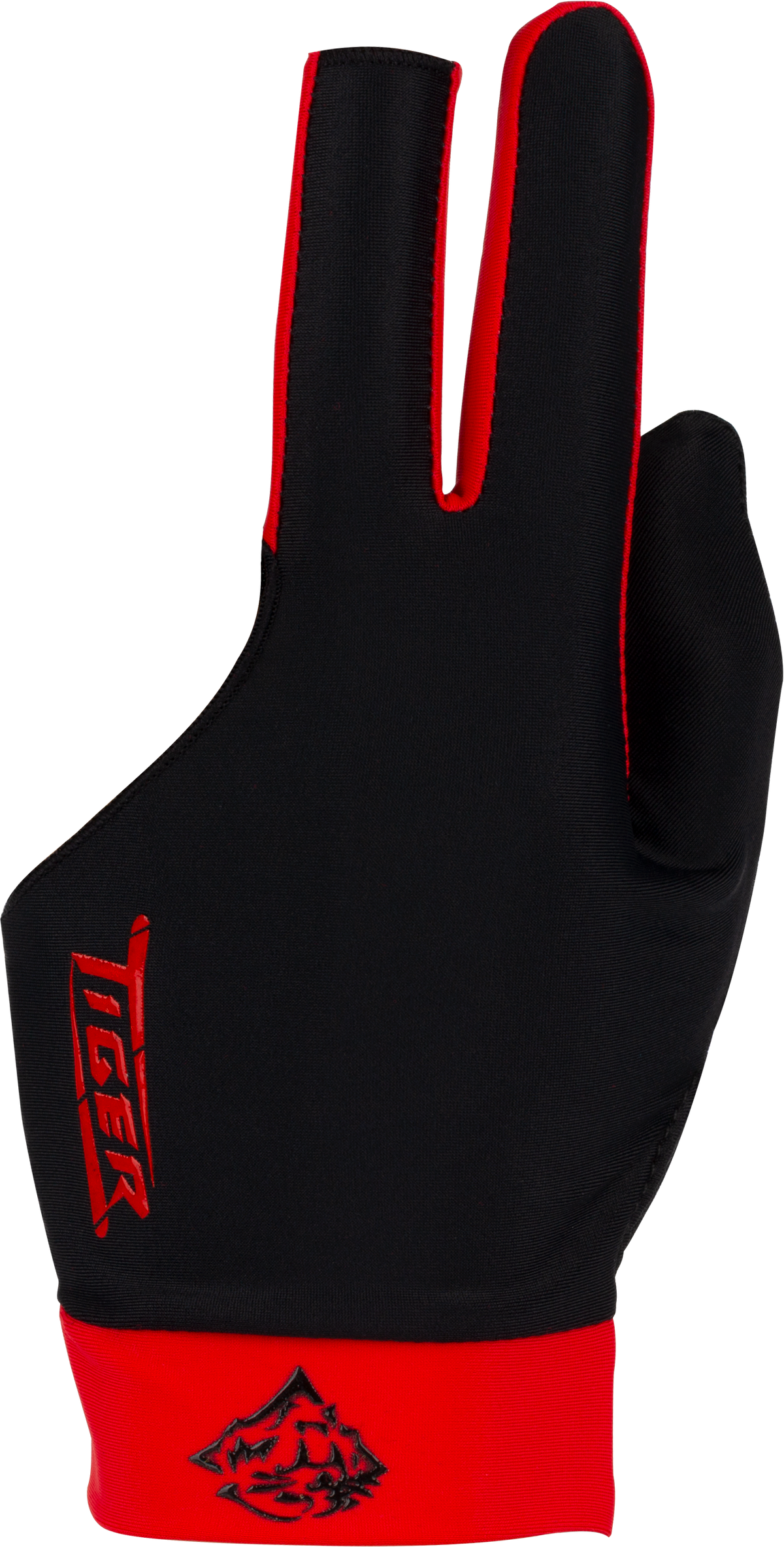 Tiger BGLTPR Pro Black & Red Glove - Bridge Hand Left Tiger