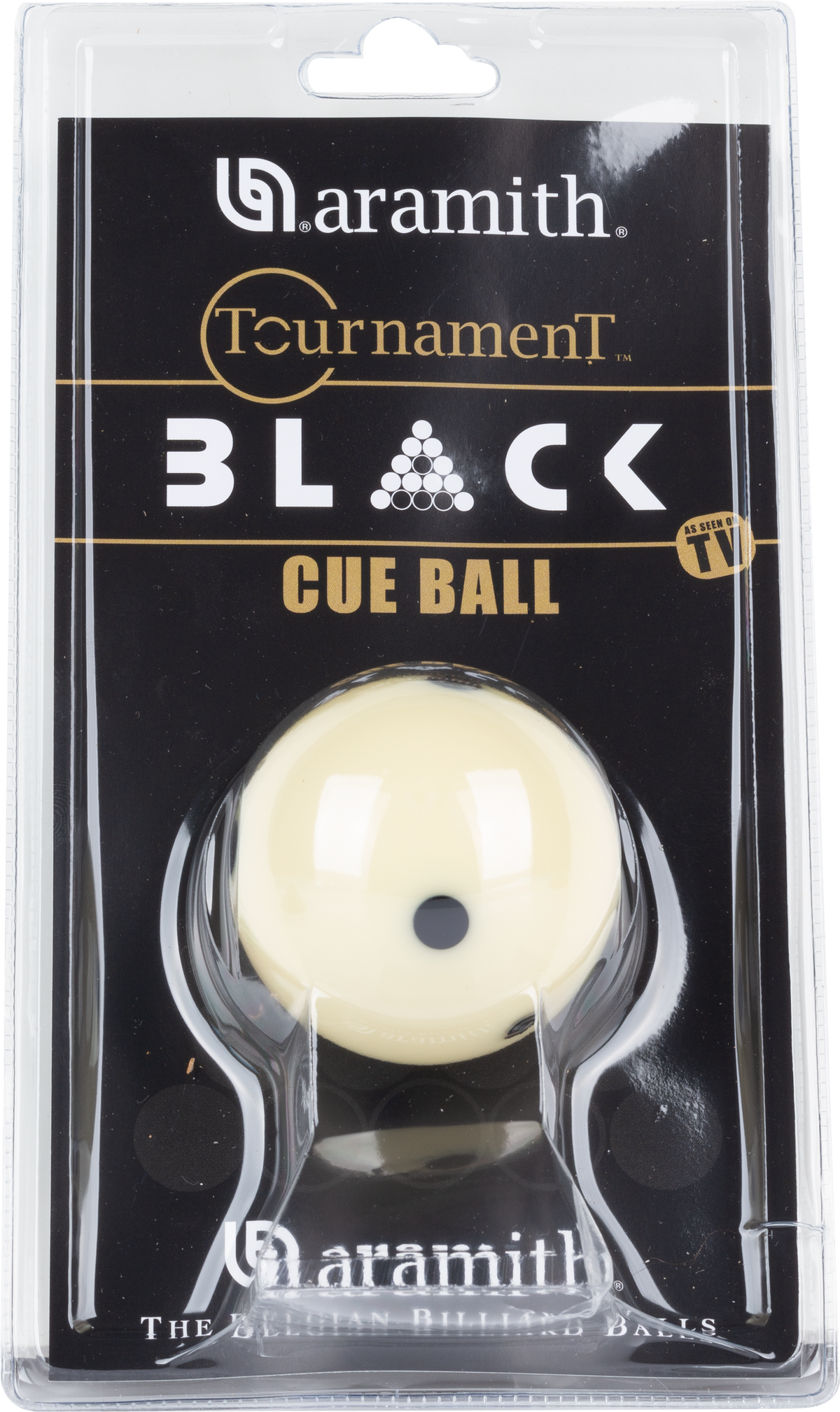 Aramith Black Set CBABKP Cue Ball - Blister Pack Aramith