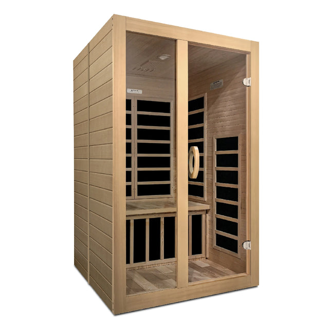 Santiago - 2 Person Low EMF FAR Infrared Sauna Take A Break Spas & Billiards.