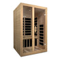 Santiago - 2 Person Low EMF FAR Infrared Sauna Take A Break Spas & Billiards.