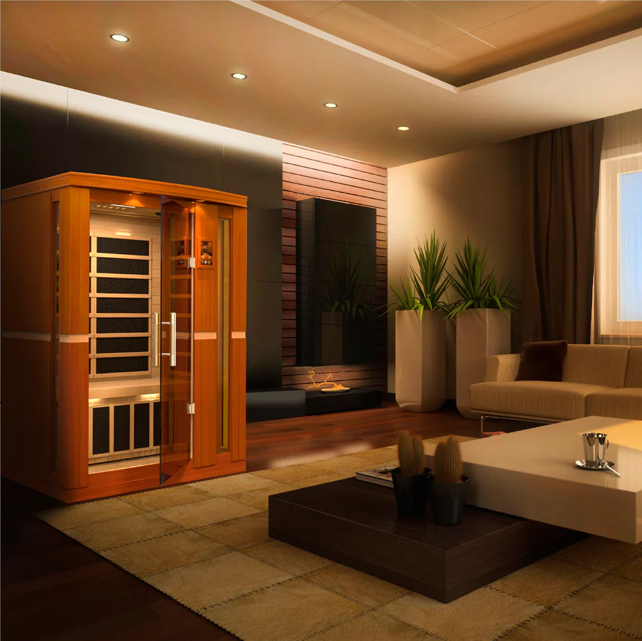 DYN-6220-01 Dynamic Low EMF Far Infrared Sauna, Vittoria Edition Take A Break Spas & Billiards.