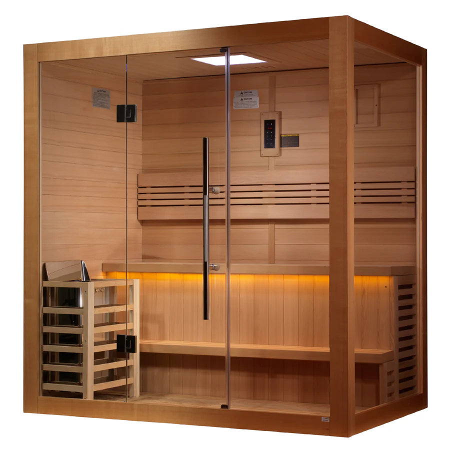 Golden Designs "Forssa Edition" 3-4 Person Traditional Sauna Take A Break Spas & Billiards.