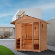 Golden Designs "Vorarlberg" 5 Person Traditional Outdoor Sauna - Canadian Hemlock Take A Break Spas & Billiards.