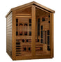 Golden Designs Kaskinen 6 Person Hybrid Outdoor Sauna Take A Break Spas & Billiards.