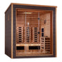 Golden Designs Visby 3 Person Outdoor-Indoor PureTech™ Hybrid Full Spectrum Sauna Take A Break Spas & Billiards.