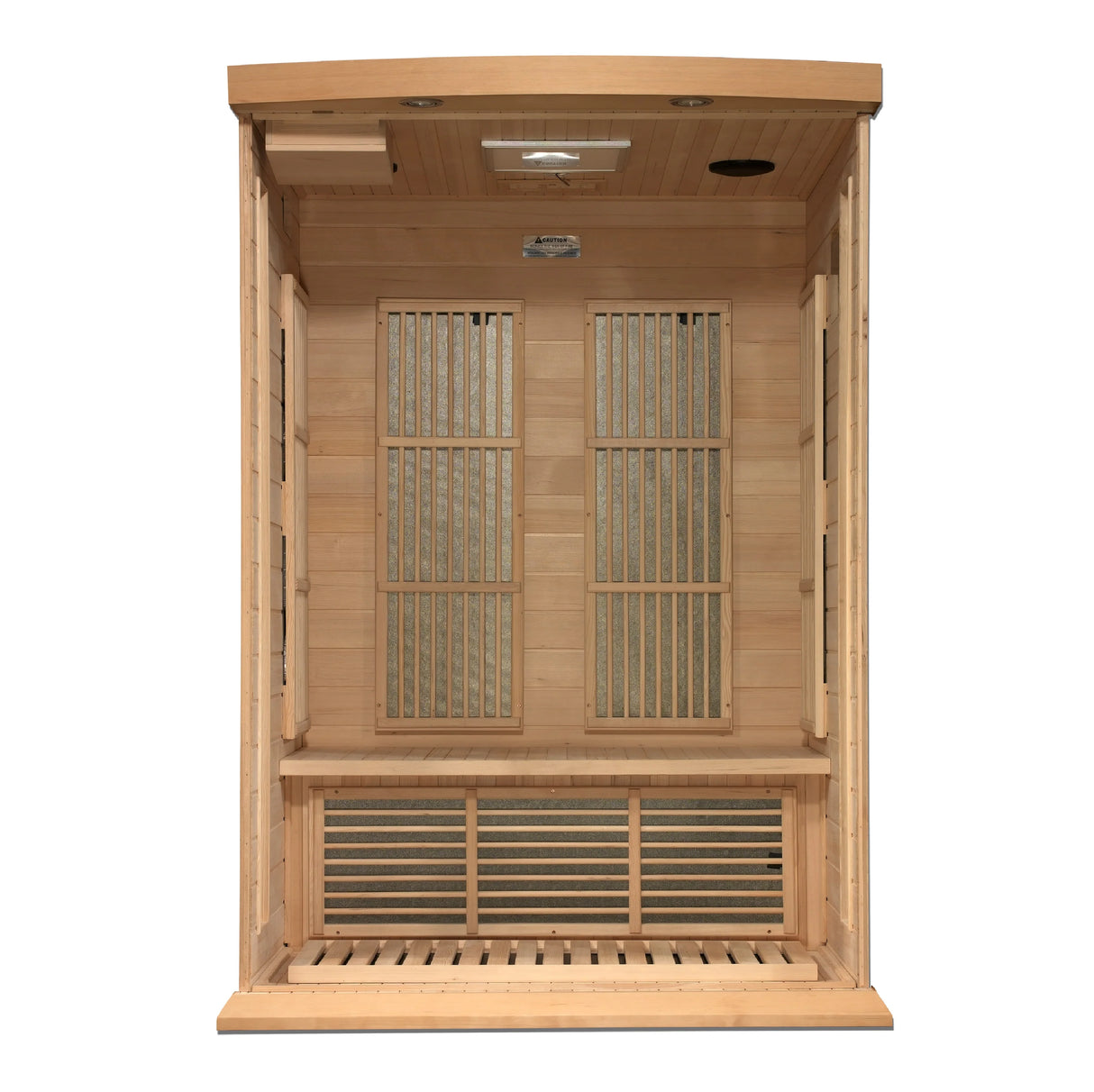 Maxxus 2 Person Near Zero EMF FAR Infrared Sauna - Canadian Hemlock Take A Break Spas & Billiards.