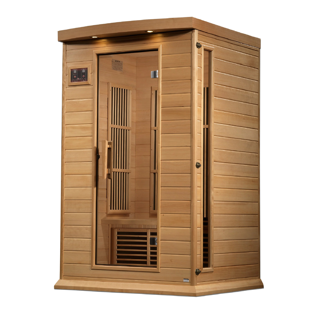 Maxxus 2 Person Near Zero EMF FAR Infrared Sauna - Canadian Hemlock Take A Break Spas & Billiards.