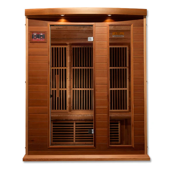 Maxxus "Montilemar Edition" 3 Person Near Zero EMF FAR Infrared Sauna Take A Break Spas & Billiards.