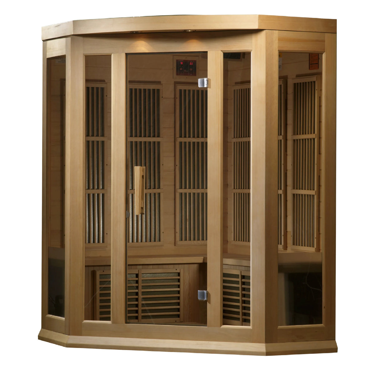MX-K356-01 Maxxus Low EMF FAR Infrared Sauna Canadian Hemlock Take A Break Spas & Billiards.