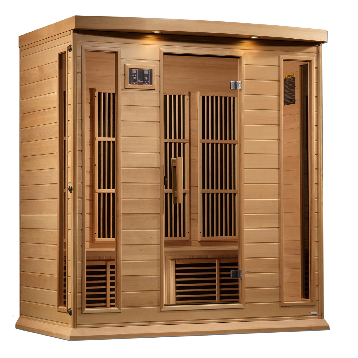 Maxxus 4 Person Near Zero EMF FAR Infrared Sauna - Canadian Hemlock Take A Break Spas & Billiards.