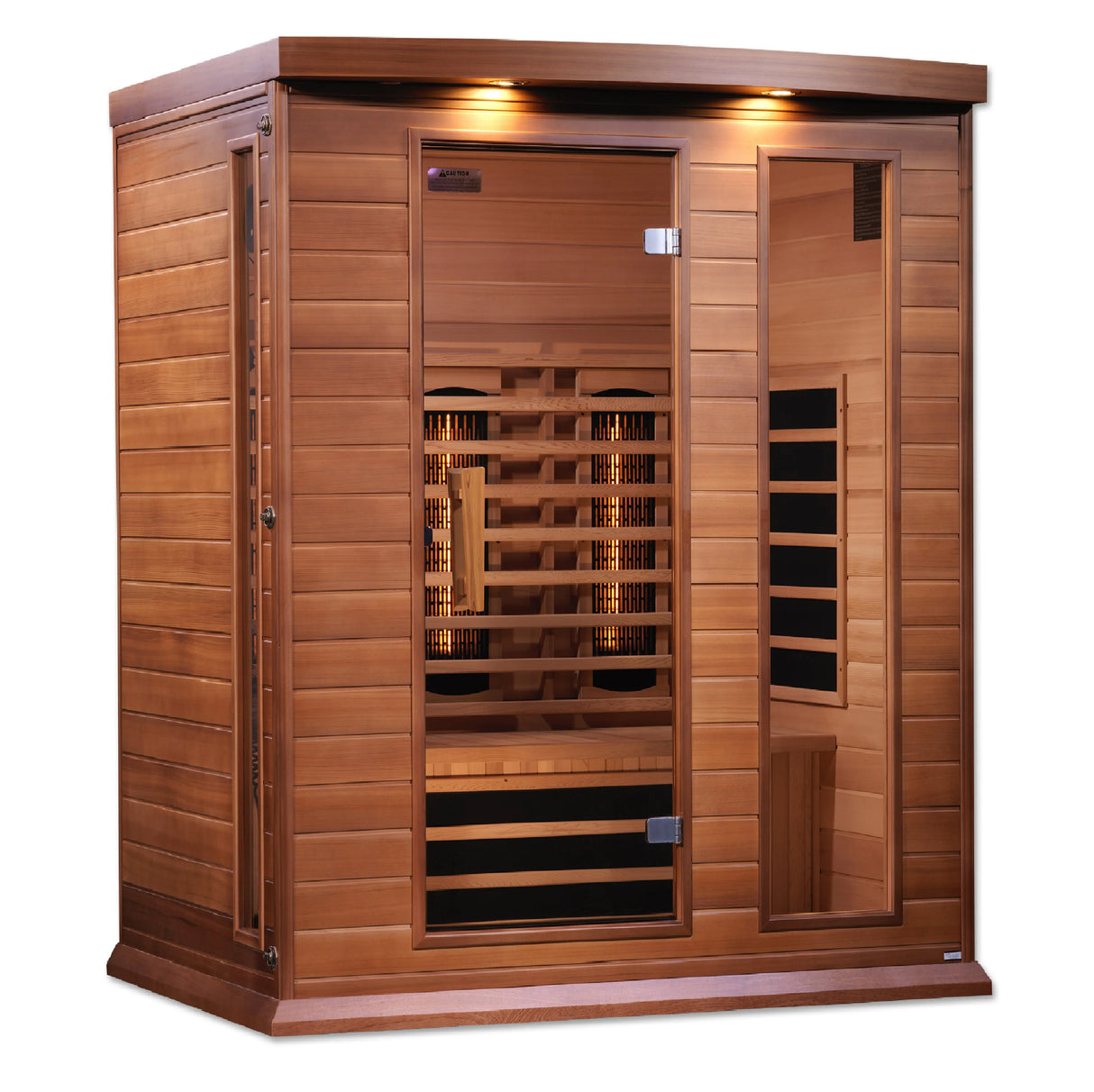 Maxxus 3 Person Full Spectrum Infrared Sauna - Canadian Red Cedar Take A Break Spas & Billiards.
