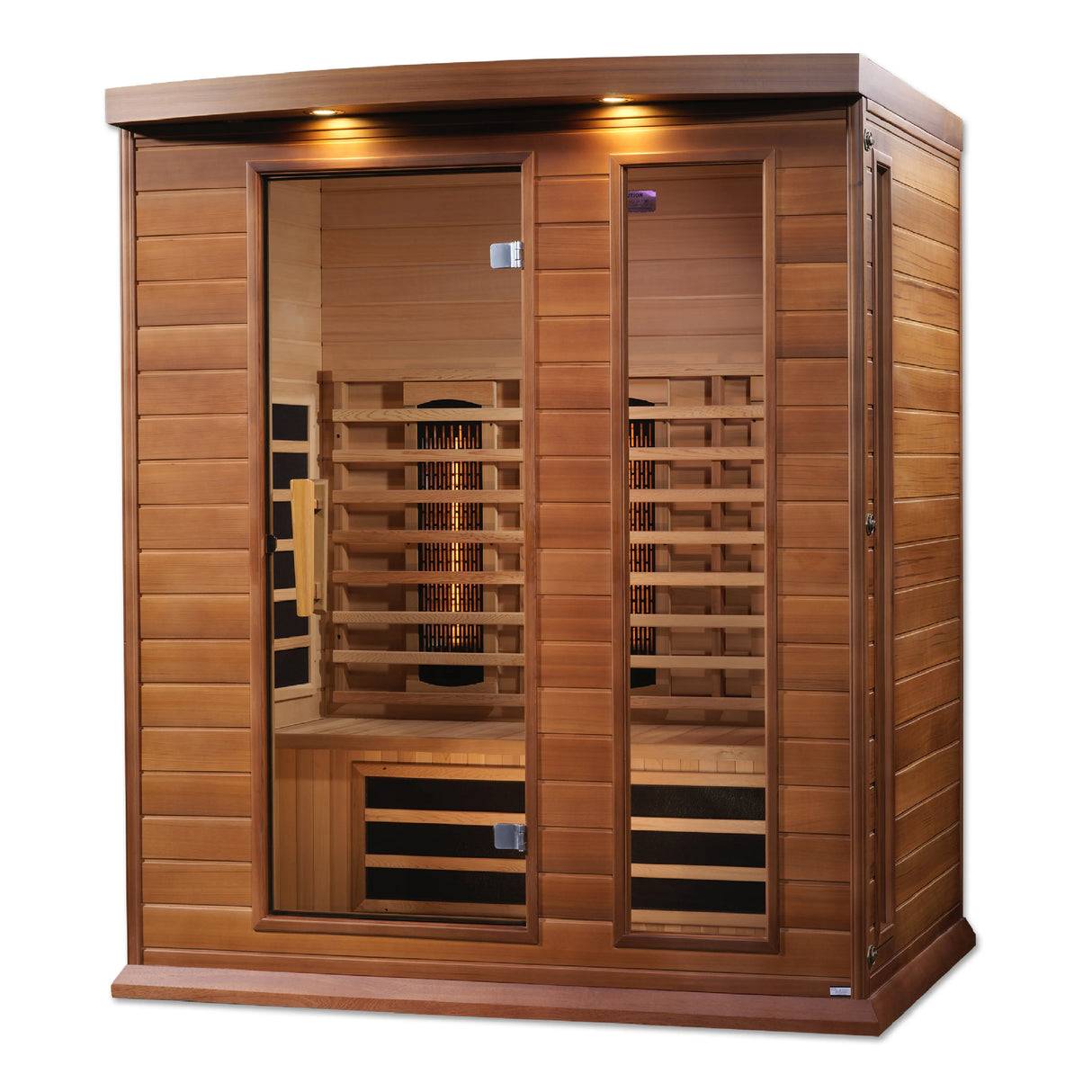 Maxxus 3 Person Full Spectrum Infrared Sauna - Canadian Red Cedar Take A Break Spas & Billiards.
