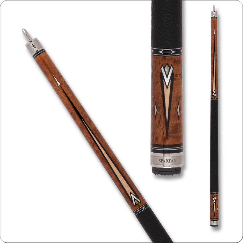 Spartan SPR09 Pool Cue - Leather Wrap Spartan