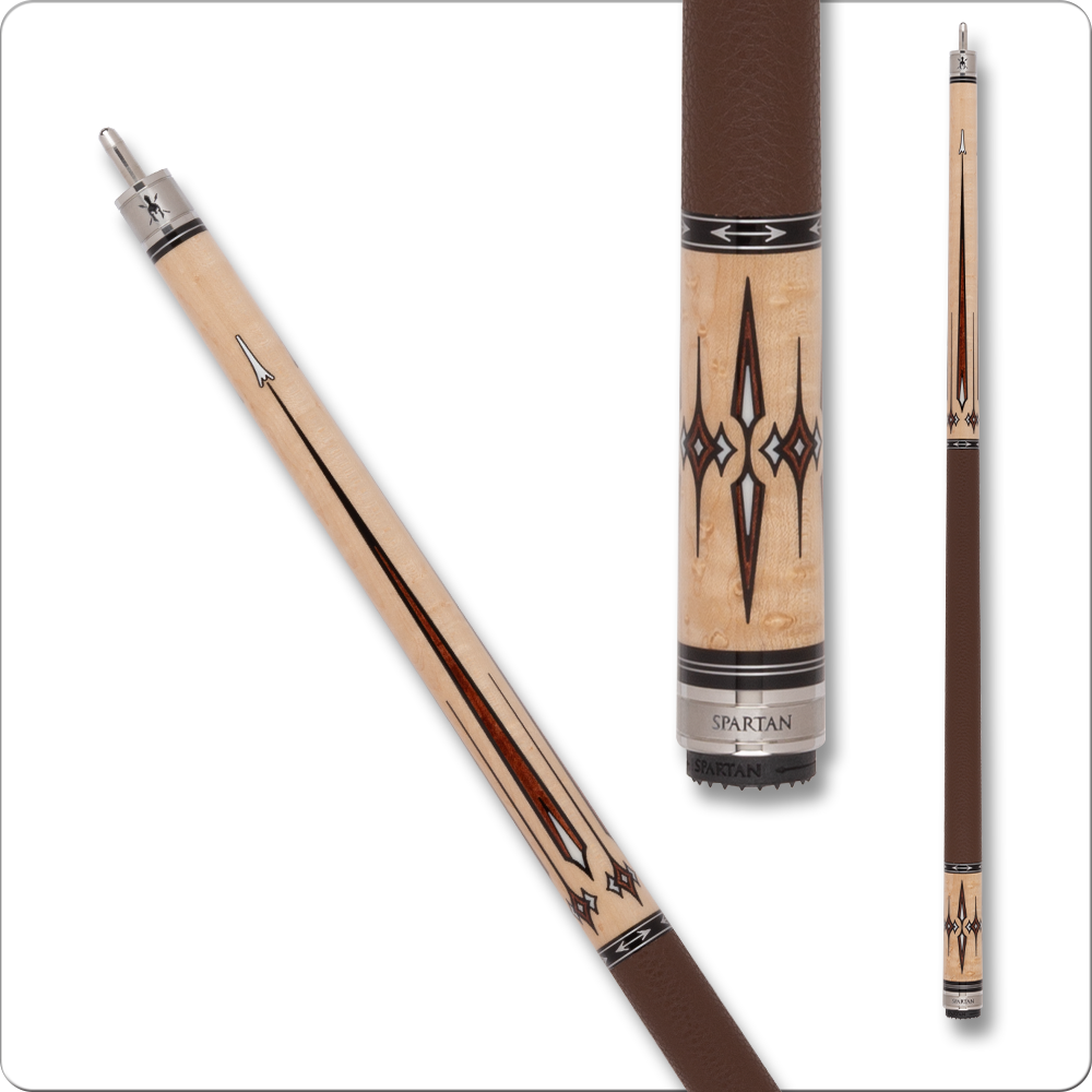 Spartan SPR11 Pool Cue - Leather Wrap Spartan