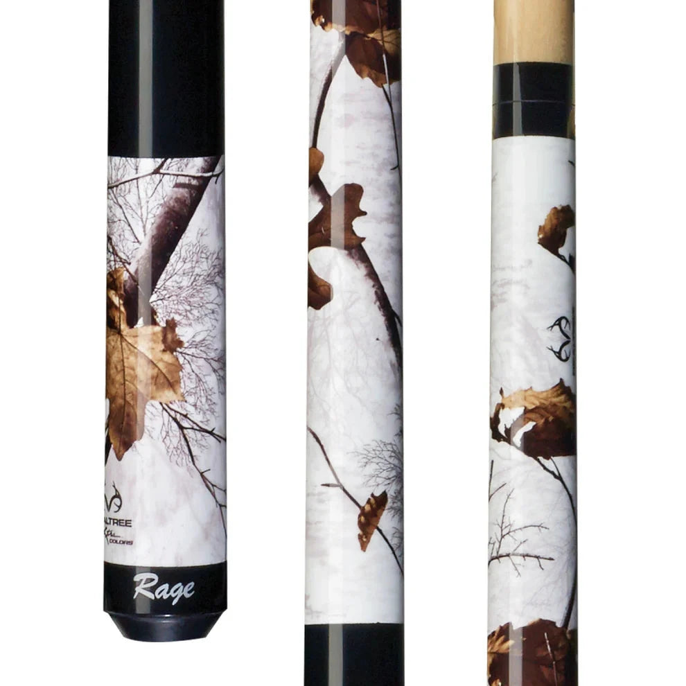 Real tree snow camo Rage Cue Take A Break Spas & Billiards