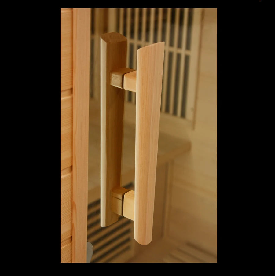 MX-K206-01 Maxxus Low EMF FAR Infrared Sauna Canadian Hemlock Take A Break Spas & Billiards.
