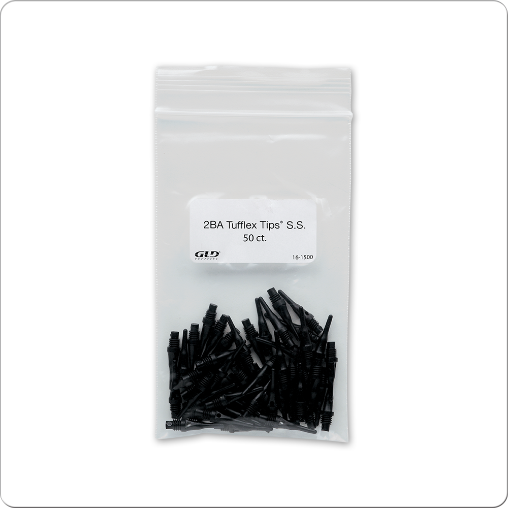 2BA Tufflex 16-1500 Super Short Soft Tips - Pack of 50 Tufflex
