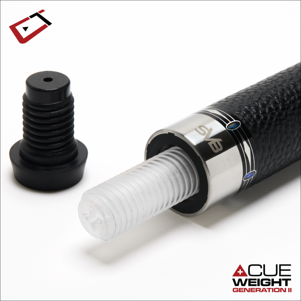 Cynergy SVB II White, Leather Wrap (12.5mm Shaft) Take A Break Spas & Billiards