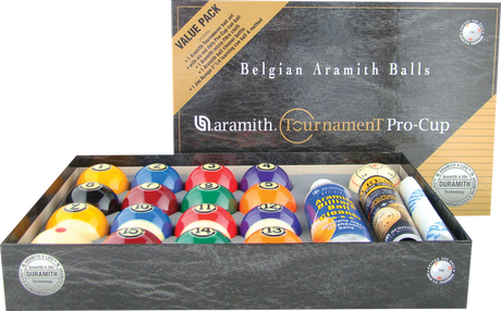 Aramith BBATVP Tournament Pro Cup Value Pack Ball Set Aramith