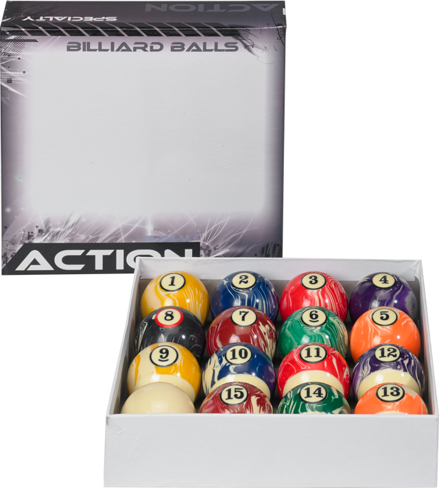 Action BBWM White Marble Ball Set Action