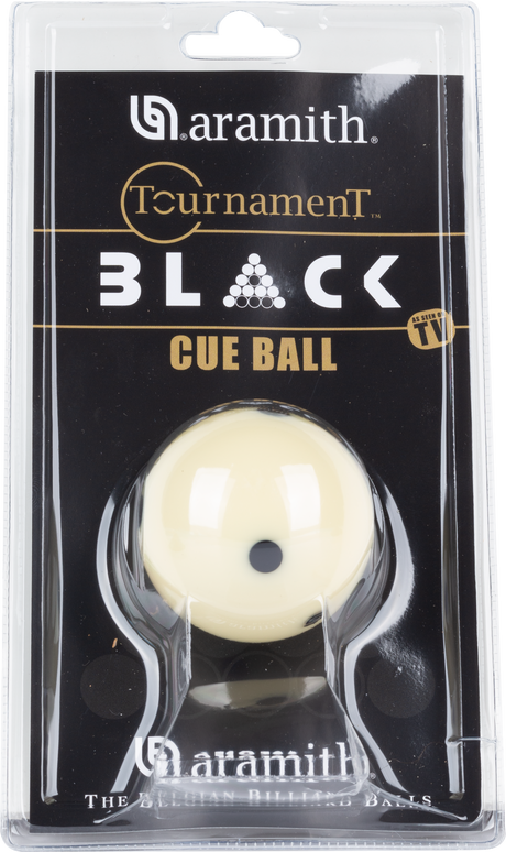 Aramith Black Set CBABKP Cue Ball - Blister Pack Aramith