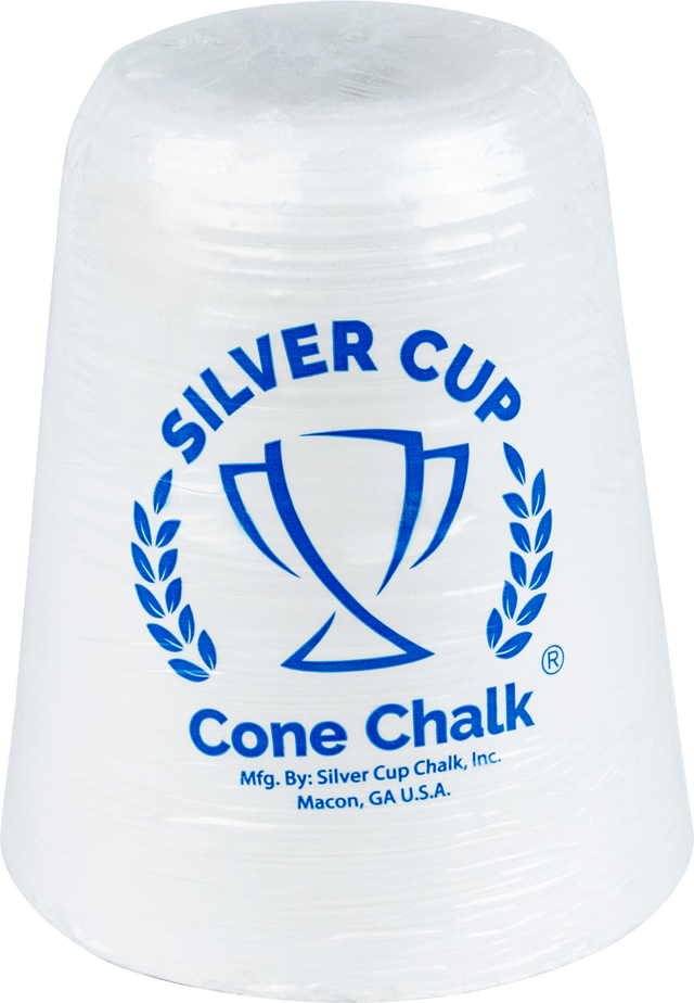 Silver Cup CHSCC6 Cone Chalk - 6pc Silver Cup