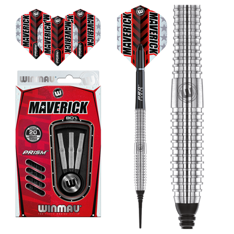 Winmau DRTWMAV Maverick Soft Tip Dart Set Winmau