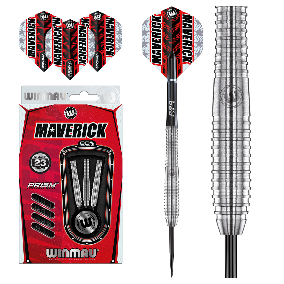 Winmau DRTWMAV Maverick Soft Tip Dart Set Winmau