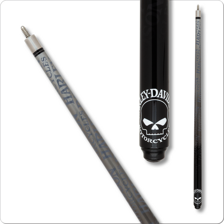 Harley Davidson HD40 Willie G. Skull Graphite Cue Harley Davidson