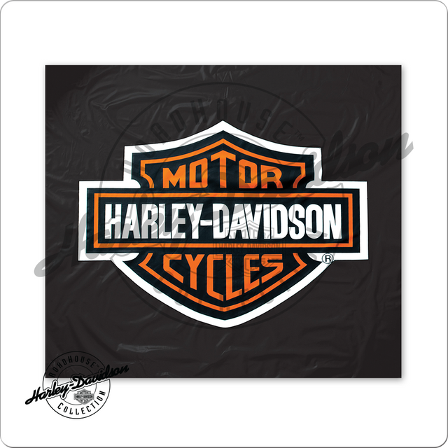 Harley Davidson HDTCV 8ft Vinyl Table Cover Harley Davidson