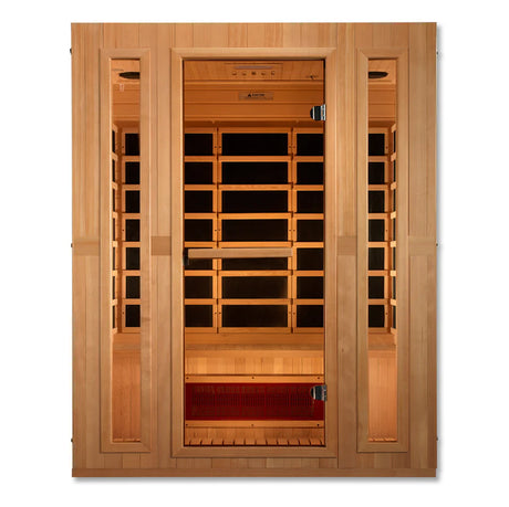 Maxxus "Trinity" Dual Tech 3 person Low EMF FAR Infrared Sauna Canadian Hemlock Take A Break Spas & Billiards.