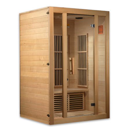 Maxxus "Seattle" 2 person Low EMF FAR Infrared Sauna Canadian Hemlock Take A Break Spas & Billiards.