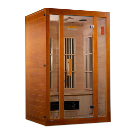 Maxxus "Aspen" Dual Tech 2 person Low EMF FAR Infrared Sauna Canadian Hemlock Take A Break Spas & Billiards.