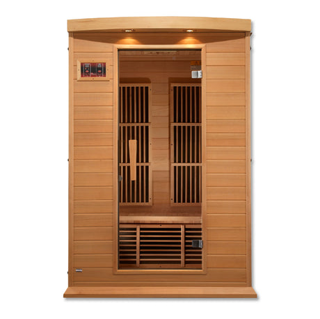 MX-K206-01 Maxxus Low EMF FAR Infrared Sauna Canadian Hemlock Take A Break Spas & Billiards.