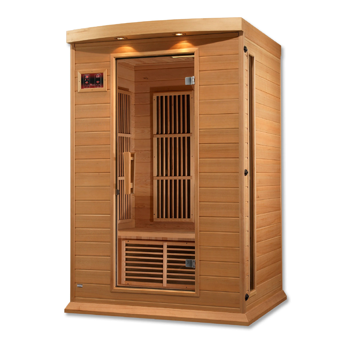 MX-K206-01 Maxxus Low EMF FAR Infrared Sauna Canadian Hemlock