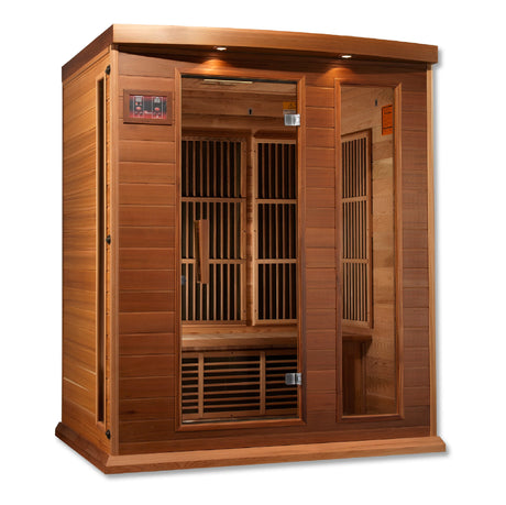 Maxxus "Montilemar Edition" 3 Person Near Zero EMF FAR Infrared Sauna Take A Break Spas & Billiards.