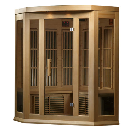 MX-K356-01 Maxxus Low EMF FAR Infrared Sauna Canadian Hemlock Take A Break Spas & Billiards.
