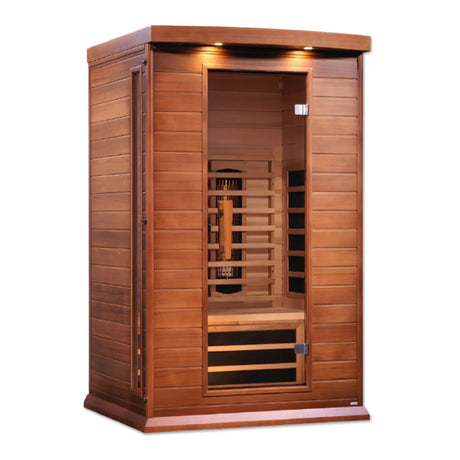 Maxxus 2 Person Full Spectrum Infrared Sauna - Canadian Red Cedar Take A Break Spas & Billiards.