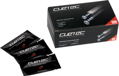 Cuetec Cynergy SPCTW58 Shaft Wipes - 58ct Box Cuetec Cynergy