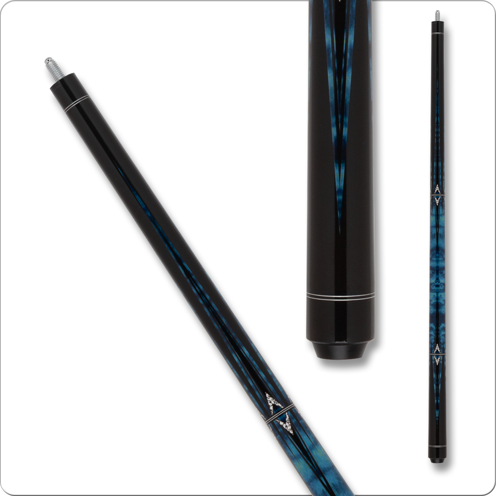 Talon TL26 - Blue Stained Tiger Maple w/ Black Points Talon