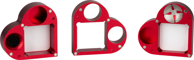 Action TTRHT Heart Shaped Multi Tip Tool - Red Action