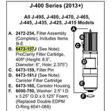 6473-157J Jacuzzi Filter